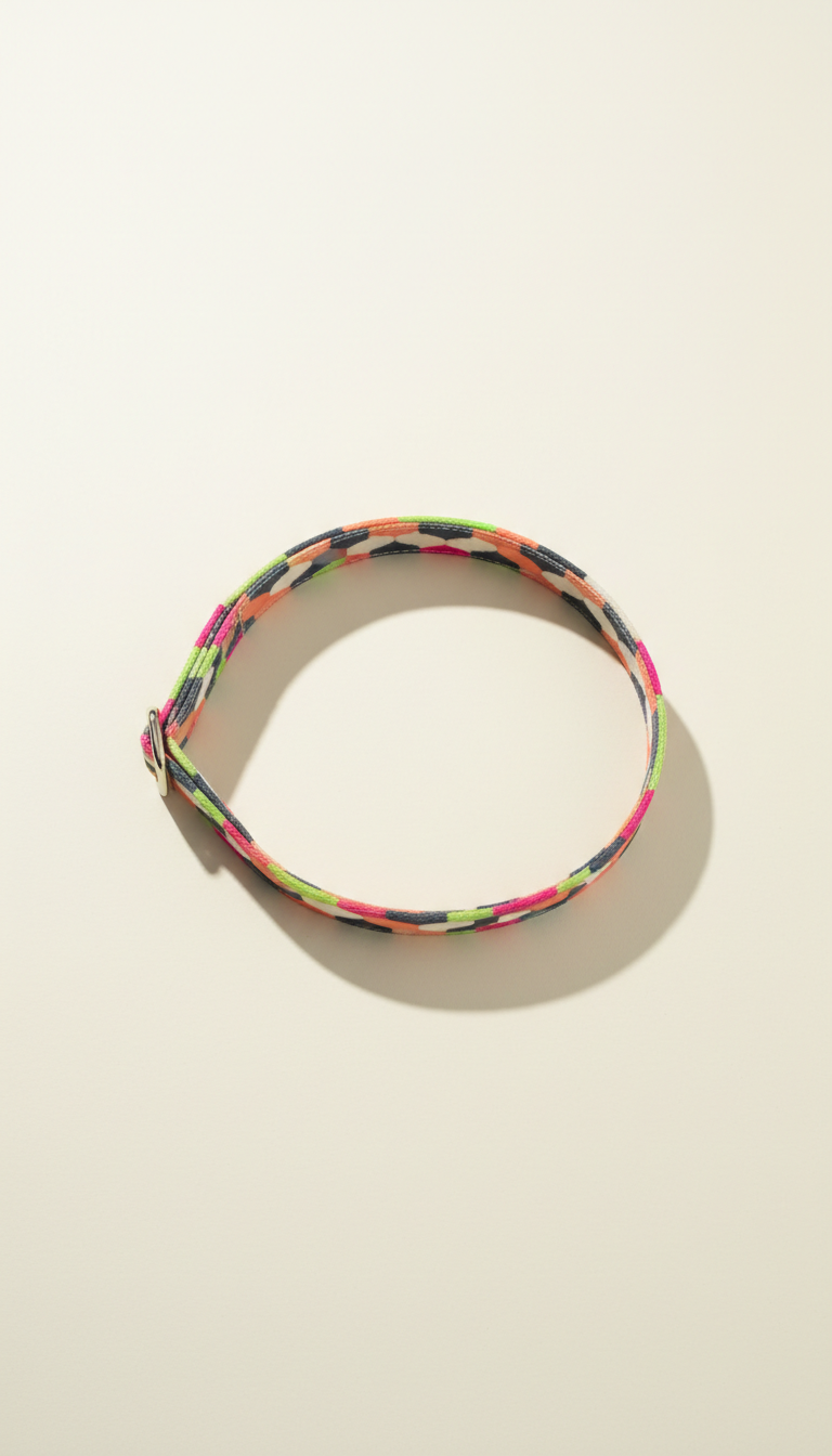 Geometric Pattern Dog Collar