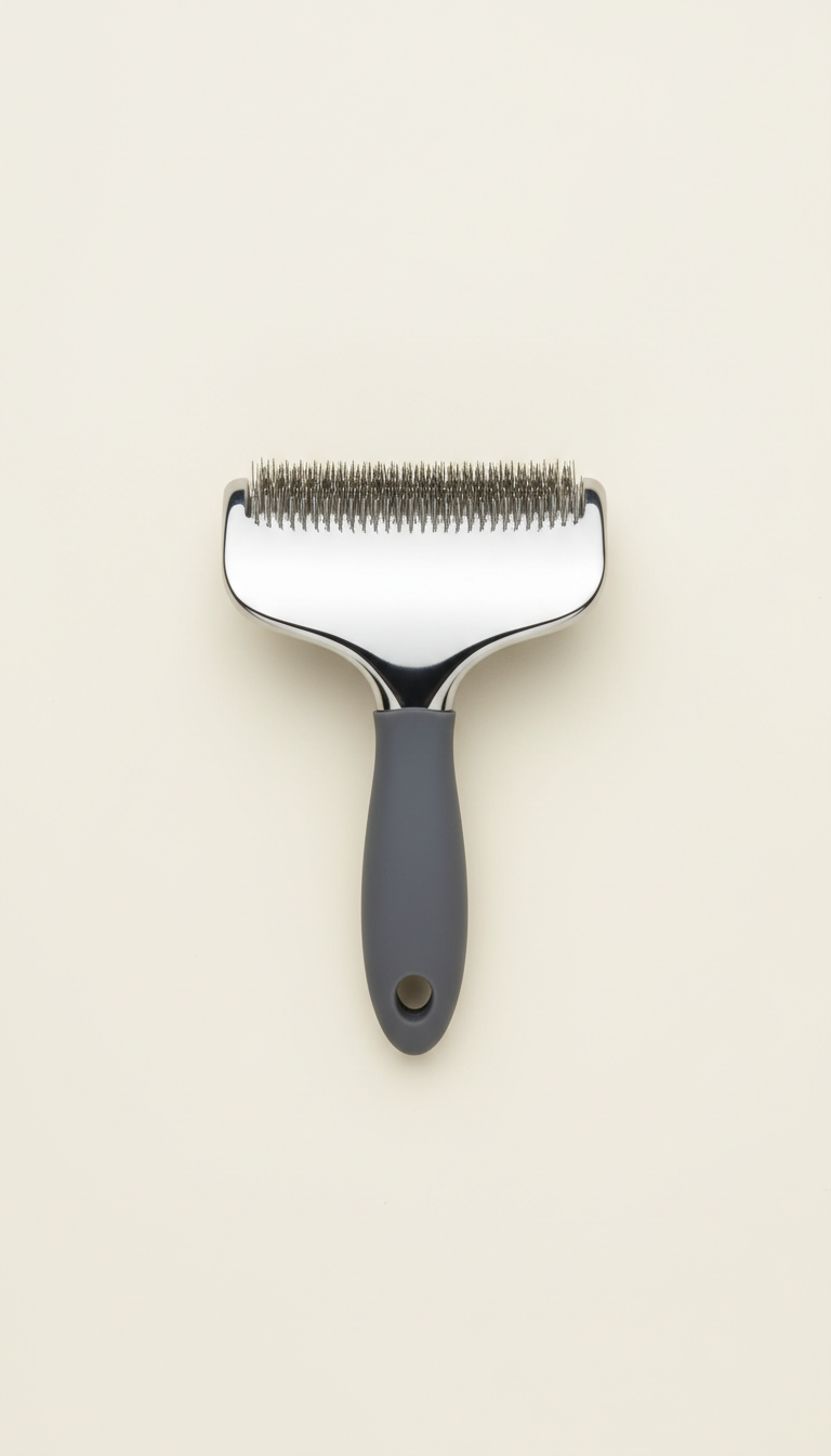 Stainless Steel Ergonomic Grooming Brush